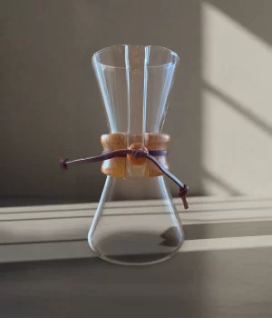 Chemex de vidrio generica- 3 Tazas - 400 ml
